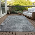 thumbnail image 6 of Addison Rugs Chantille Indoor/Outdoor Transitional Organic Gray Washable Rectangle Rug, 3' x 5', 6 of 6