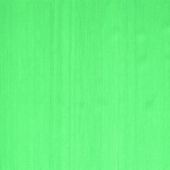 Ahgly Company Indoor Square Abstract Green Contemporary Area Rugs, 4' Square