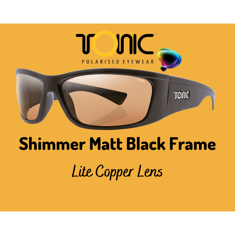 Tonic Shimmer Fishing Sunglasses with lightweight Corning Glass