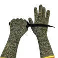 thumbnail image 3 of Aramid Wrapped Steel Wire Gloves Wear Resistant and Anti Cutting Gloves Safety Protection Gloves, 3 of 5