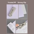 thumbnail image 4 of A4 Dossier Clipboard Dossier Bloc-Notes Clip Unique pour École Bureau Réunion d'Affaires, 4 of 8