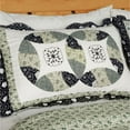 thumbnail image 2 of [Francesca] Cotton 3PC Vermicelli-Quilted Patchwork Quilt Set (Full/Queen Size), 2 of 3