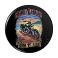 thumbnail image 1 of Beach Beauty Motorcycle Bike Born Ride Kitchen Refrigerator Locker Button Magnet, 1 of 6