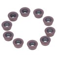 thumbnail image 4 of Herramienta de corte de torno, 10 piezas Insertos de torno CNC de carburo indexable Insertos de fresado Estética elegante, 4 of 9