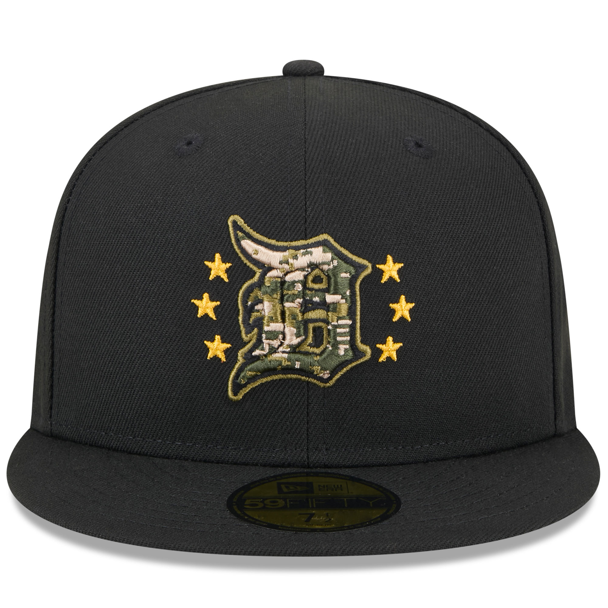 Men's New Era  Black Detroit Tigers 2024 Armed Forces Day On-Field 59FIFTY Fitted Hat
