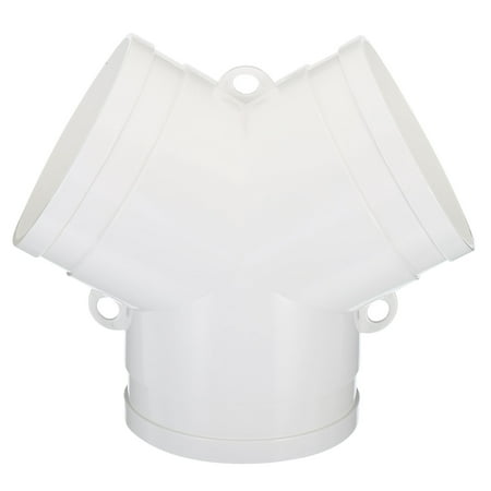 

Uxcell 4 Inch 3 Way Duct Splitter Y Connector Air Vent Duct Hose Exhaust Pipe Adapter White