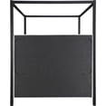 thumbnail image 5 of Meridian Furniture Kelly Grey Boucle Fabric Full Bed, 5 of 8