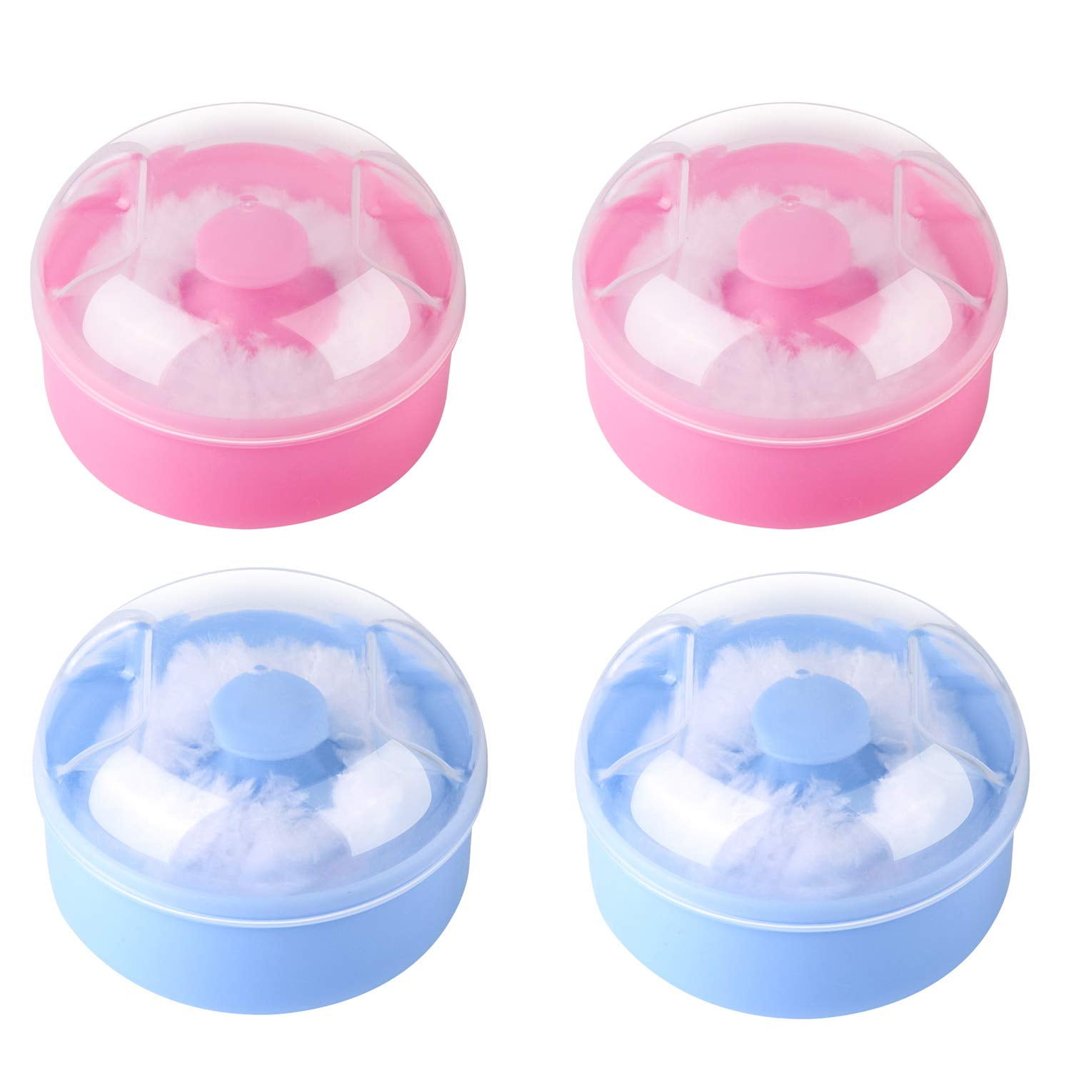 Baby Body Cosmetic Powder Puff Body Powder Puff and Container Case