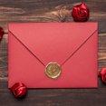 thumbnail image 3 of Wrapables Adhesive Wax Seal Stickers for Envelopes, Wedding Invitations, Christmas Packages, Gifts, Parties (30pcs), Bronze Rose, 3 of 5