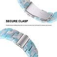 thumbnail image 4 of REQO Resin Bands Compatible with Amazfit Bip 6/Bip 5/Pace/Cheetah/Stratos 2 3/GTR 4/GTR 3/GTR 3 Pro/GTR 2/GTR 2e/GTR 47mm Watch Replacement 22mm Stylish Bracelet Resin Sport Strap Wristbands for GT5, 4 of 8