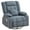 Blue, variant on Domi Bonn Kneading Massage Rocker Recliner Chair with 4-Point 3D Kneading Massage and Heat for Living Room with Rocking Function and 2 Cup Holders, USB Charge Port, Gray