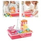 thumbnail image 1 of Juguetes de Cocina para , Lavavajillas Eléctrico de Simulación, Juguetes Educativos, Cocina, Comida, de Simulación, , Rosa 28 piezas Hugo  cocina de juego para niños pequeños, 1 of 10