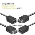 thumbnail image 2 of 6ft Extension Controller Cable 2 Pack for Nintendo SNES NES Classic Edition Controllers with Premium 6ft HDMI Cable by REVOLT GAMER - Wii and Wii U Compatible, 2 of 4