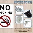 thumbnail image 4 of ADA CENTRAL SIGNS - No Smoking Sign with Icon - ADA Compliant Digitally Printed Text Wall Sign - Smoke-Free Area, No Smoking Allowed Signs for Offices, Businesses, & Restaurants - Plastic 10” x 7”, 4 of 7