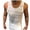 C656 White, variant on Yuncity Mens T-Shirts Knit Crew Neck Sleeveless Vest Solid Color Summer Breathable Outdoor Daily Wear Men's Tops Size L Beige
