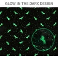 thumbnail image 4 of Glow in The Dark Blanket Unicorns Gifts, Birthday Gifts for Kids 60 x 50in, 4 of 7
