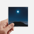 thumbnail image 1 of Moon Night Sky Sticker Square Waterproof Stickers Wallpaper Car Decal, 1 of 1