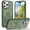 Green, variant on HionlyPro Compatible with iPhone 15 Magnetic Case with Ring Stand Slim Shockproof Translucent Matte Protective Cover, Compatible with MagSafe, Anti-Fingerprint,360°Rotatable Kickstand