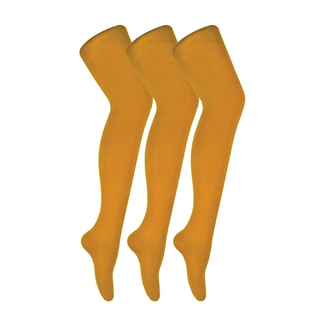 Lot de 3 Paires Collants Opaques Colorés pour Femmes 80 Deniers / Sock Snob / Collants Unis à Blocs de Couleur
