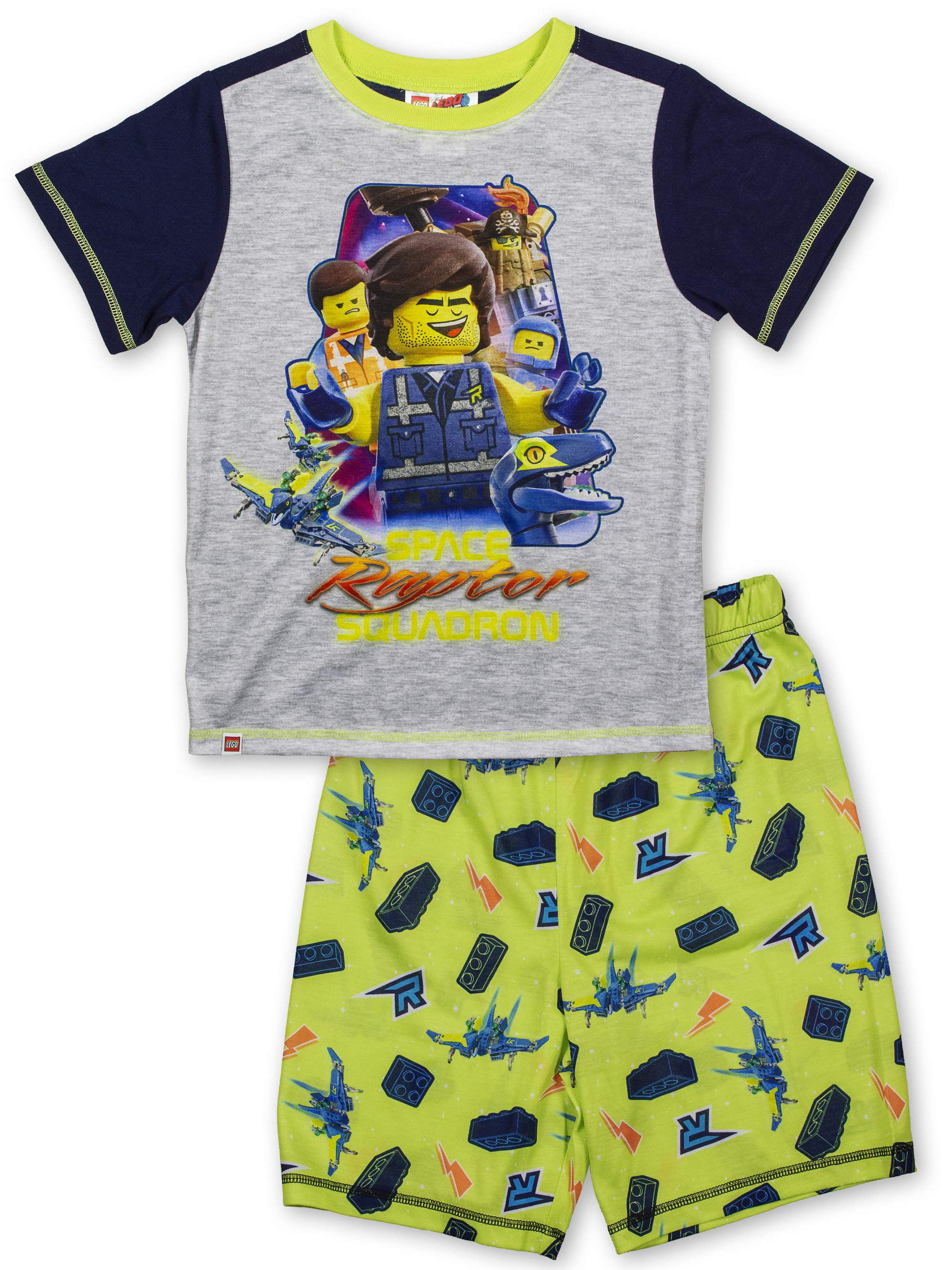 Details about   The Lego Movie 2 Boys Two-Piece Pajama Short Set Size 4/5 6/7 8 10/12 