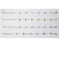 thumbnail image 2 of Roman Adjustable Sparkle Cross Bracelets - 10" - Set of 8, 2 of 2