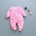 thumbnail image 2 of Coerni New Born Baby Girl Outfits Toddler Fall Winter Romper Cute Ruffle Jumpsuit Bodysuit Kids 1 Piece Snowsuit Clothes, 2 of 4