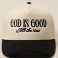 thumbnail image 2 of God is Good All the Time Hat, Two Tone Vintage, Baseball Cap, Embroidered Hat, Christian Trucker Hat, 2 of 5