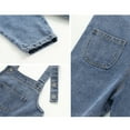 thumbnail image 4 of YWDJ Children Toddler Kids Infant Baby Boys Girls Cute Denim Overalls Suspender Pants Outfits Cute Sports Black 3Y, 4 of 5