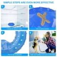 thumbnail image 4 of Fiudx Juguete para Mascotas, Masticable de Goma Tpr, Juego Interactivo, Limpieza Dental y Control de Placa, Absorción de Agua Fría, Alivio En Verano, Apto para Perros Pequeños, Diseño Duradero, Jugue, 4 of 7