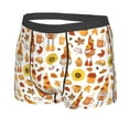 thumbnail image 5 of Goofa Gnomes Autumn Harvest Printed Men's Boxer Briefs Underwear, Moisture-Wicking Underwear, Trunk,Soft and Breathable Cotton Underwear-Large, 5 of 9