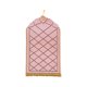 thumbnail image 2 of Alfombra de oración BLESIY plegable suave Alfombra musulmana coleccionable Rosa, 2 of 8