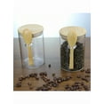 thumbnail image 3 of 2/3/4pcs Borosilicate Glass Jars with Bamboo Lids & Spoons - 15oz Food Storage Containers, Kitchen Canisters for Overnight Oats, Coffee, Sugar, Flour & More, 3 of 8