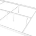 thumbnail image 2 of Homycasa Gobert Modern Full Size Metal Bed Frame Platform, White, 2 of 9