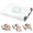 White Light Grey, variant on Ergonomic Contoured Memory Foam Pillow – Queen Size Cervical Support for Neck Pain Relief, Slow Rebound Dual Height with Arm Grooves for All Sleepers