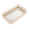 thumbnail image 1 of GUOOL Rangement pour Bijoux Miroir, Plateau Cosmétique en Verre, Table, Coiffeuse, Décoratif, 1 of 5