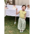 thumbnail image 5 of Gunia Kids Girls Cargo Pants Wide Leg Toddler Baby Boy Classic Pants Personality Fashion Print Long Pants Summer Fall Harem Pants 12M-9Y, 5 of 5
