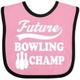 thumbnail image 3 of Inktastic Future Bowling Champ Childs Bowler Boys or Girls Baby Bib, 3 of 4