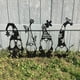 thumbnail image 5 of Estatuas de metal para jardín, estatuas de metal para jardín, silueta de pie al aire libre, decoración de jardín, estética elegante, 5 of 8