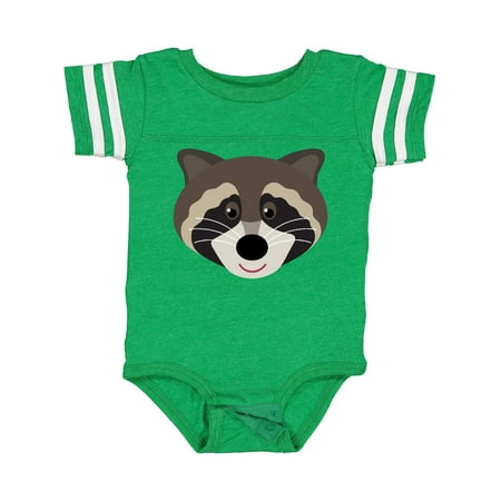 

Inktastic Raccoon Animal Face Gift Baby Boy or Baby Girl Bodysuit