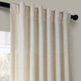 thumbnail image 4 of Exclusive Fabrics & Furnishings Half Price Drapes Heavy Faux Linen Window Single Curtain Panel, 50 Inches x 96 Inches, Barley, 4 of 6