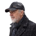 thumbnail image 6 of QASIEATN Men's Everyday Wear Accessories Solid Color Patchwork Leather Baseball Cap for Men Winter Thick Adjustable Warm Dad Hat Mens Trucker Hat, 6 of 9