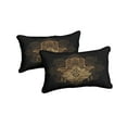 thumbnail image 4 of Move Over Black Gold Hamsa Hand Duvet Cover Set Twin Boho Bedding Sets Mandala Floral Pattern Microfiber Duvet Cover No Filling, 4 of 6