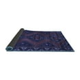 thumbnail image 2 of Ahgly Company Indoor Round Persian Blue Traditional Area Rugs, 4' Round, 2 of 4