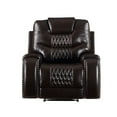 thumbnail image 3 of Recliner (Power Motion), Brown PU, 3 of 3