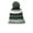 For Grn/Blk/Wh, variant on Sport Tek Adult Unisex Regular Beanie For Grn/Blk/Wh One Size Fits All