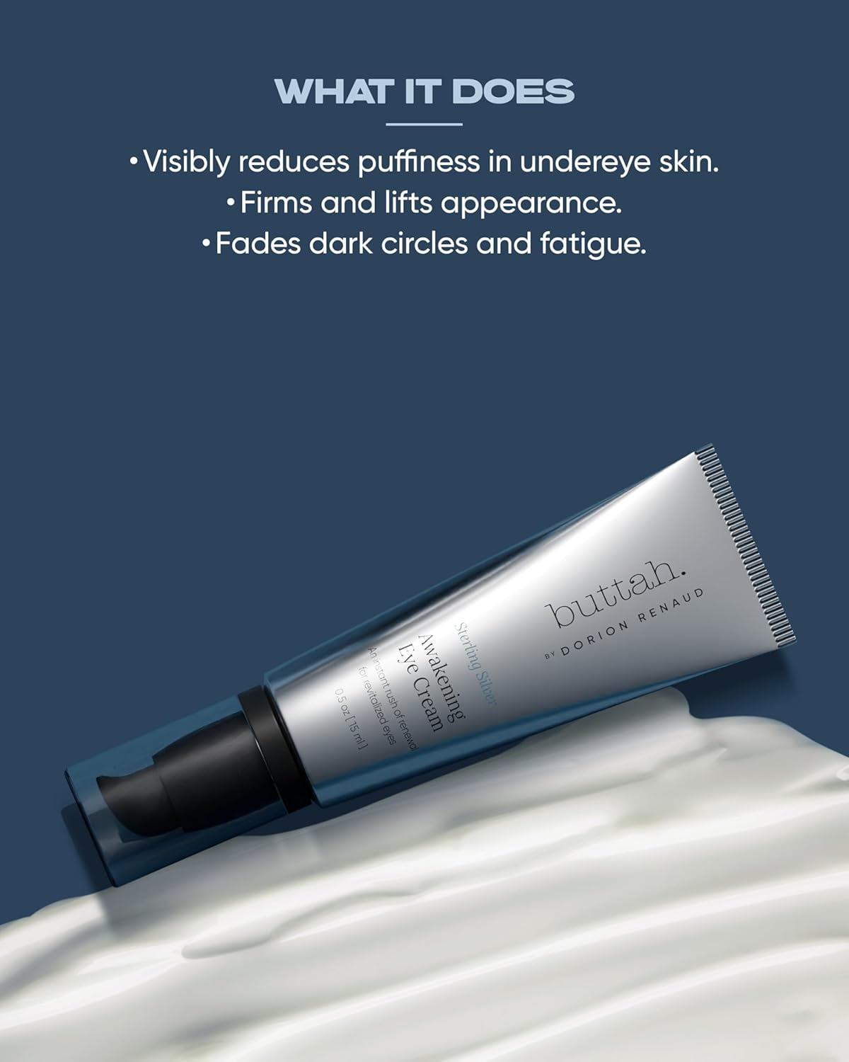 Buttah Skin Awakening Eye Cream for Dark Circles and Puffiness - Anti Aging Eye Care Cream