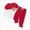 Red, variant on Gerichy Toddler Baby Boy Clothes Color-Block Long Sleeve Sweatshirt and Pant Clothing Set Kids 2Pcs Fall Winter Outfits
