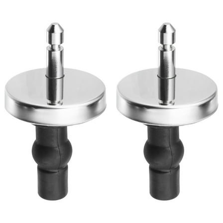 2 Set Toilet Seat Hinge Fixings with 45mm/1.77" Base, for Top Fixing Bolt Expansion Screw Cover Buckle