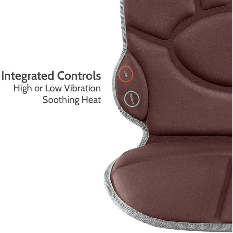 HoMedics Portable Back Massage Heated Cushion - Black, 1 ct - Kroger