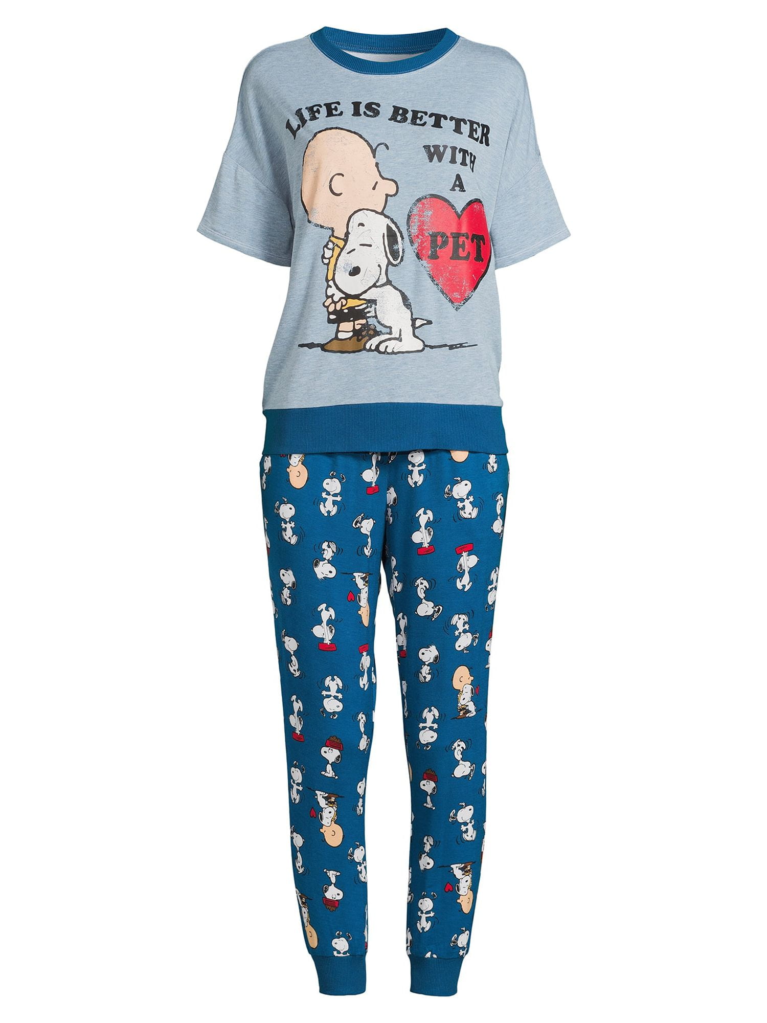 Snoopy pyjamas ladies hotsell